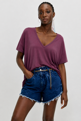 π° SUMMER 2026 - VINI shirt- eggplant π