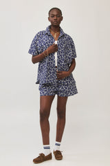 ⛵️Spring/Summer 2025 - BBQ shirt - Navy garden