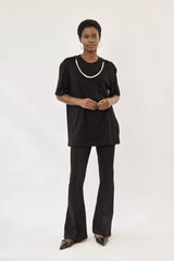 🪻Spring/Summer 2024- very small fit- Disco 🪩 Trousers - Black