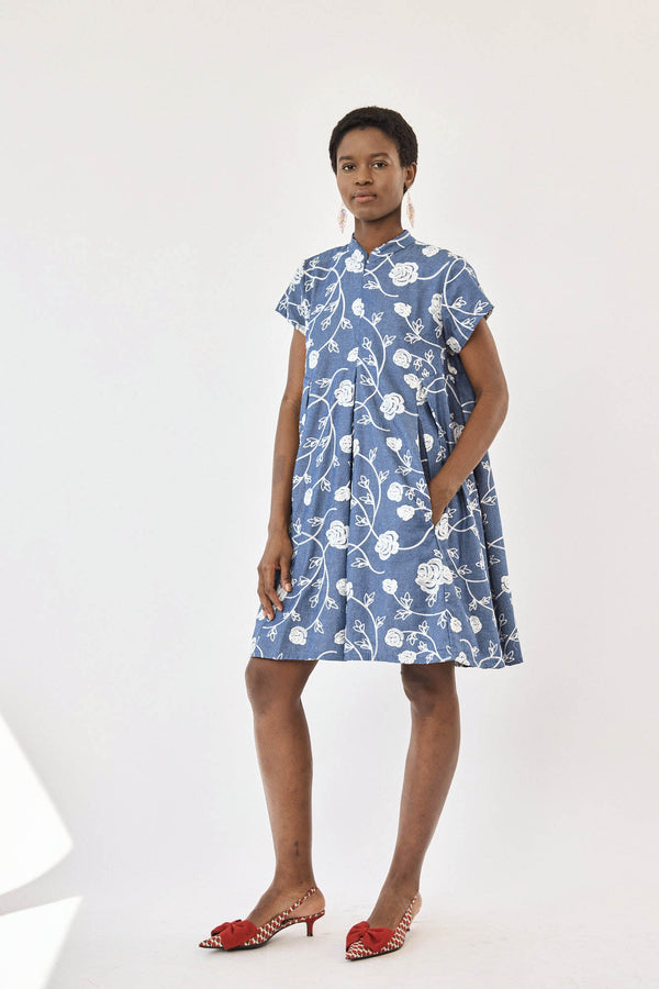 🪻Spring/Summer 2024/2025 - Hanalle Dress - Embroidery 🧵 Denim
