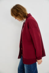 🍁 Autumn/Winter 2026/27- Saba Cardigan - Merlot 🍇🍷