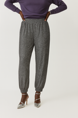 Sample Cargo pants - silver lurex