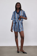 🍰Spring/Summer 2026 - Boxing shorts-Azure Rhythm