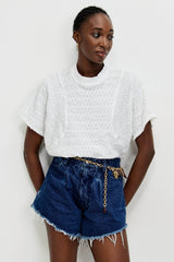 🍰 Summer 2026 🦇 Batwing T - Textured White