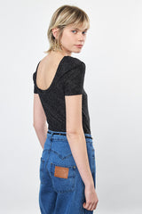 ⛵️Spring / Summer 2025 - Ester - Short T Shirt - Sparkling - This item has a manufacturing defect — the fit is significantly smaller than labeled. We recommend it only for very petite sizes.