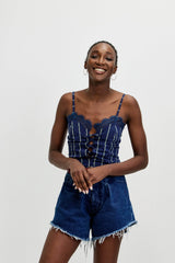 🍰 Summer 2026 - Flirty Top - Blue