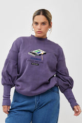 🧦Autumn/Winter 2025/2026- The Lot Sweatshirt - Dusty purple 🚬