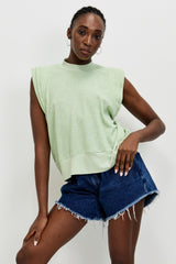 🍰 SUMMER 2026 - Henri Tank - Mint 🍵 **Ribbed hem**