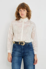 š Auttum/Winter 2026/27 - Valleria shirt - Embroidery On Rich Cream