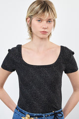 ⛵️Spring / Summer 2025 - Ester - Short T Shirt - Sparkling - This item has a manufacturing defect — the fit is significantly smaller than labeled. We recommend it only for very petite sizes.