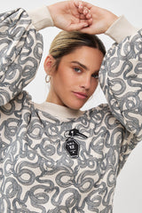 š§¦Autumn/Winter 2025/2026 - Sara Sweatshirt - Black - A bag of snakes š