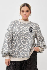 š§¦Autumn/Winter 2025/2026 - Sara Sweatshirt - Black - A bag of snakes š