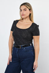 ⛵️Spring / Summer 2025 - Ester - Short T Shirt - Sparkling - This item has a manufacturing defect — the fit is significantly smaller than labeled. We recommend it only for very petite sizes.