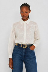 š Auttum/Winter 2026/27 - Valleria shirt - Embroidery On Rich Cream