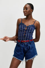 🍰 Summer 2026 - Flirty Top - Blue