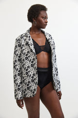 🧦Winter 2025/2026- Pas Normal Blazer - Gothic flowers 🖤🤍