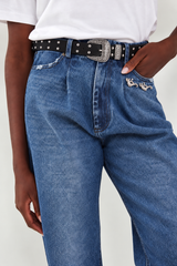🍁 Auttom / Winter 2026/27 - Our interpretation for Mom jeans - Washed Blue - Iguana 🦎