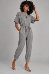 š Autumn/Winter 2026/27 - Cain Maxi Jumpsuit - B&W š²š³š²š³