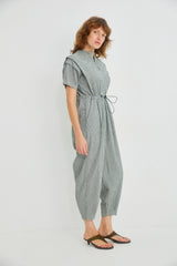 š Autumn/Winter 2026/27 - Cain Maxi Jumpsuit - B&W š²š³š²š³