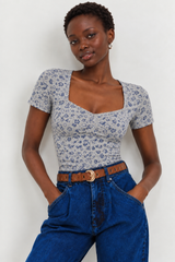 🍁 Auttom / Winter 2026/27 - Mona shirt - Blue Daisy