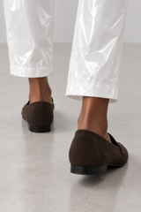 🍁 Autumn/Winter 2026/27 - The Italian Edit 🇮🇹 Suede Loafers- Brown like Bittersweet Chocolate 🍫