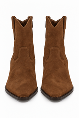 🍁 Autumn/Winter 2026/27 - The Italian Edit 🇮🇹 Western Ankle Boots - Tabacco Brown👉🏻SAMPLE👈🏻 37, 38