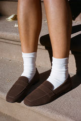 🍁 Autumn/Winter 2026/27 - The Italian Edit 🇮🇹 Suede Loafers- Brown like Bittersweet Chocolate 🍫