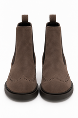 🍁 Autumn/Winter 2026/27 - The Italian Edit 🇮🇹 - Chelsea Boots - Brown Suede 👉🏻SAMPLE👈🏻 38, 39 , 40