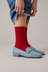 🍁 Autumn/Winter 2026/27 - The Italian Edit 🇮🇹- 👉🏻SAMPLE👈🏻
Stone Italian Nappa Leather Loafers- Size 37
