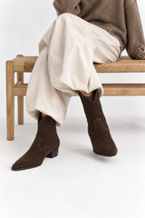 🍁 Autumn/Winter 2026/27 - The Italian Edit 🇮🇹 Western Ankle Boots - Brown
