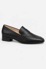 🍁 Autumn/Winter 2026/27 - The Italian Edit 🇮🇹- 👉🏻SAMPLE👈🏻
Black Italian Nappa Leather Loafers- Size 37