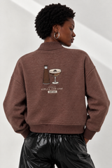 🍁 Autumn/Winter 2026/27 - Grandson Cardigan - Espresso Martini 🍸 ☕️