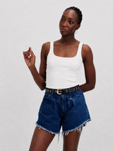 Faux leather cool belt - Black
