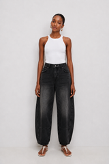 🍰 Summer 2026 -UNISEX Tom jeans- I'm super oversized- Washed Charcoal-