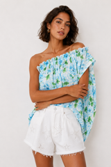 🍰 SUMMER 2026 - Phili - one shoulder -One Shoulder top - Porcelain 💙
