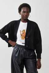 š§¦Autumn/Winter 2025/2026 - Grandson Cardigan - Elegant Black