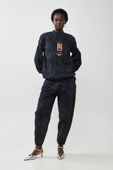 🧦Autumn/Winter 2025/2026 - Sara Sweatshirt - Black - Distressed Dark Grey