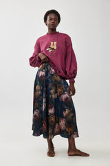 🧦 Autumn/Winter 2025/2026 -Six Senses Skirt -Midnight Bloom