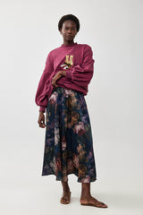 🧦 Autumn/Winter 2025/2026 -Six Senses Skirt -Midnight Bloom