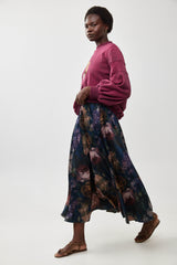 🧦 Autumn/Winter 2025/2026 -Six Senses Skirt -Midnight Bloom