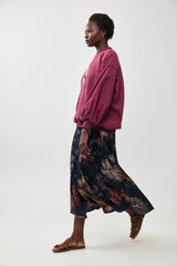 🧦 Autumn/Winter 2025/2026 -Six Senses Skirt -Midnight Bloom