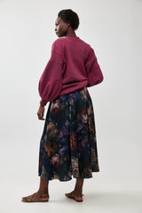 🧦 Autumn/Winter 2025/2026 -Six Senses Skirt -Midnight Bloom