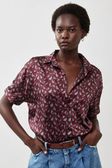 🧦Autumn/Winter 2025/2026- Clara - Rich Burgundy Paisley