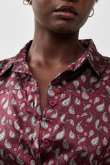 🧦Autumn/Winter 2025/2026- Clara - Rich Burgundy Paisley