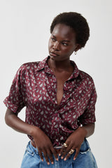 🧦Autumn/Winter 2025/2026- Clara - Rich Burgundy Paisley