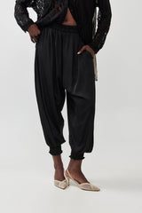 🧦 Autumn/Winter 2025/2026 - Balloon Harem Pants- Black Flare