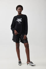 🧦Autumn/Winter 2025/2026 - Galaxy Sweatshirt - 🩹 Dede × Stella and Lori - Galaxy Sweatshirt - Black