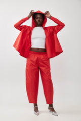 🧦 Autumn/Winter 2025/2026- The Bun zip up hoodie - Red Naylon