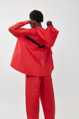 🧦 Autumn/Winter 2025/2026- The Bun zip up hoodie - Red Naylon