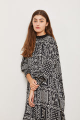 Outlet- Winter 2021 - Long sleeves Silky dress - Ceramic SAMPLE